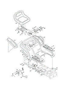 Seat / Fender / Deck Lift parts for Toro Front-Engine Lawn Tractor 13AT61RH044 from AppliancePartsPros.com