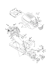 Fuel Tank / Hood / Dash parts for Toro Front-Engine Lawn Tractor 13AT61RH044 from AppliancePartsPros.com