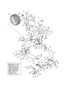 Transmission parts for Yard-Man Front-Engine Lawn Tractor 13AU615P755 from AppliancePartsPros.com