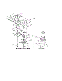 Power Take-Off (Pto) System parts for Cub Cadet Front-Engine Lawn Tractor 13AX11CG756 from AppliancePartsPros.com