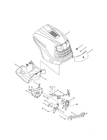 Hood & Grille parts for Cub Cadet Front-Engine Lawn Tractor 13AX11CH056 from AppliancePartsPros.com