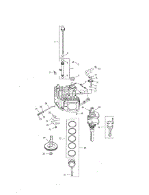 Crankcase parts for Cub Cadet Front-Engine Lawn Tractor 13AX11CH756 from AppliancePartsPros.com