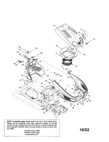 Hood / Dash Panel parts for Mtd Front-Engine Lawn Tractor 13AX604G402 from AppliancePartsPros.com