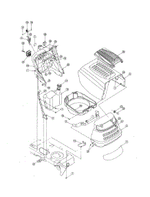 Hood / Bumper parts for Mtd Front-Engine Lawn Tractor 13AX605H730 from AppliancePartsPros.com