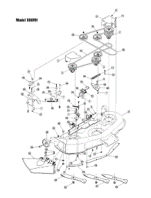 Deck-Model X60rh parts for Toro Front-Engine Lawn Tractor 13AX60RG744 from AppliancePartsPros.com