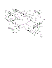 Handle / Deck Bracket parts for Toro Front-Engine Lawn Tractor 13AX60RH744 from AppliancePartsPros.com