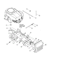 Muffler Shield Assembly parts for Troy-Bilt Front-Engine Lawn Tractor 13AX60TG766 from AppliancePartsPros.com