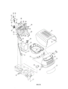 Bumper / Hood parts for Mtd Front-Engine Lawn Tractor 13AX611G705 from AppliancePartsPros.com