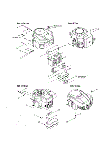 Engines parts for Mtd Front-Engine Lawn Tractor 13AX611G705 from AppliancePartsPros.com