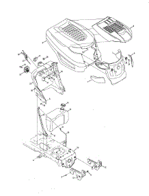 K-Style Hood & Dash parts for Mtd Front-Engine Lawn Tractor 13AX615G055 from AppliancePartsPros.com