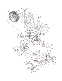 Transmission parts for Mtd Front-Engine Lawn Tractor 13AX615H730 from AppliancePartsPros.com