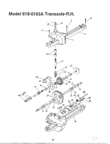 Transaxle parts for Mtd Gas Walk-Behind Mower 13AX674G401 from AppliancePartsPros.com