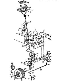 Steering Assembly parts for Mtd Front-Engine Lawn Tractor 13AX694G401 from AppliancePartsPros.com