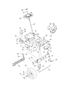 Steering parts for Mtd Front-Engine Lawn Tractor 13AX775H730 from AppliancePartsPros.com
