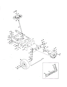 Steering parts for Mtd Front-Engine Lawn Tractor 13AX795G031 from AppliancePartsPros.com