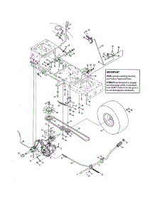 Drive parts for Mtd Front-Engine Lawn Tractor 13AX795G031 from AppliancePartsPros.com
