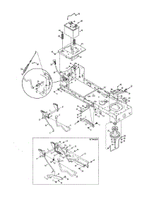 Frame / Battery parts for Mtd Front-Engine Lawn Tractor 13AX795G031 from AppliancePartsPros.com