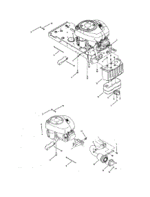 B&S Model 29 W / Low Muffler  /  B&S Model 21 parts for Mtd Front-Engine Lawn Tractor 13AX795G031 from AppliancePartsPros.com