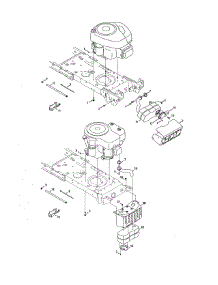 B&S Model 28  /  Tecumseh 135 W / Low Muffler parts for Mtd Front-Engine Lawn Tractor 13AX795G031 from AppliancePartsPros.com