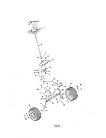 Steering / Front Axle parts for Cub Cadet Front-Engine Lawn Tractor 13AX90AR056 from AppliancePartsPros.com