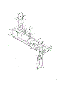 Frame / Battery / Pto parts for Cub Cadet Front-Engine Lawn Tractor 13AX90AR056 from AppliancePartsPros.com
