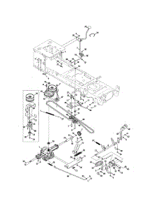 Drive System parts for Cub Cadet Front-Engine Lawn Tractor 13AX90AS056 from AppliancePartsPros.com