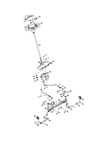 Steering parts for Mtd Front-Engine Lawn Tractor 13AX90YT001 from AppliancePartsPros.com