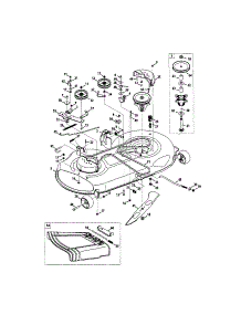 46" Deck (Manual Pto) parts for Mtd Front-Engine Lawn Tractor 13AX90YT001 from AppliancePartsPros.com
