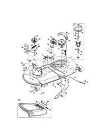 46" Deck (Electric Pto) parts for Mtd Front-Engine Lawn Tractor 13AX90YT001 from AppliancePartsPros.com