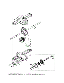 Tranmission parts for Mtd Front-Engine Lawn Tractor 13AX90YT001 from AppliancePartsPros.com