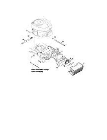 Engine Accessories (B&S Single) parts for Mtd Front-Engine Lawn Tractor 13AX90YT001 from AppliancePartsPros.com