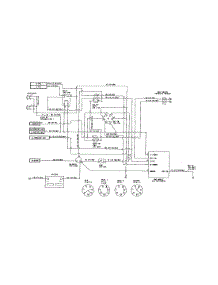 Schematic (Elect Pto / Hour Meter) parts for Mtd Front-Engine Lawn Tractor 13AX90YT001 from AppliancePartsPros.com