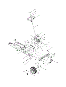Steering Section parts for Troy-Bilt Front-Engine Lawn Tractor 13AY609H063 from AppliancePartsPros.com