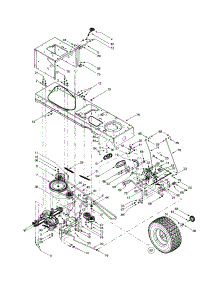 Transmission And Frame parts for Troy-Bilt Front-Engine Lawn Tractor 13AY609H063 from AppliancePartsPros.com