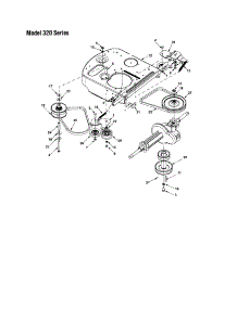 Idler Bracket / Grease / Frame parts for Mtd Rear-Engine Riding Mower 13B-325-401 from AppliancePartsPros.com