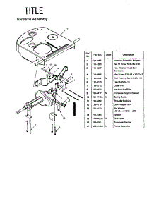 Transaxle Assembly parts for Mtd Rear-Engine Riding Mower 13B-325-401 from AppliancePartsPros.com