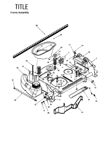 Frame Assembly parts for Mtd Rear-Engine Riding Mower 13B-325-401 from AppliancePartsPros.com