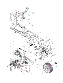 Drive System parts for Troy-Bilt Front-Engine Lawn Tractor 13BD609G063 from AppliancePartsPros.com