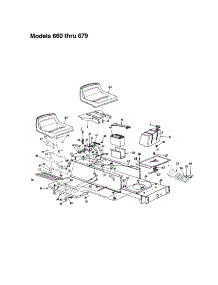 Seat And Frame parts for Mtd Front-Engine Lawn Tractor 13BH670F062 from AppliancePartsPros.com