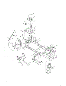 Battery / Frame parts for Mtd Front-Engine Lawn Tractor 13BL78ST099 from AppliancePartsPros.com