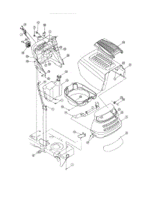Hood / Bumper parts for Mtd Front-Engine Lawn Tractor 13BP605H755 from AppliancePartsPros.com