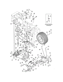 Drive / Wheel parts for Mtd Front-Engine Lawn Tractor 13BP605H755 from AppliancePartsPros.com