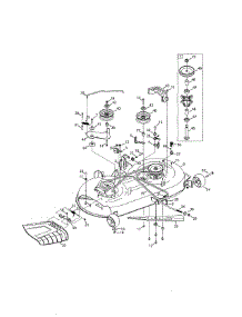 Mower Deck / Spindle Pulley parts for Mtd Front-Engine Lawn Tractor 13BP78XS099 from AppliancePartsPros.com