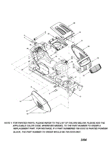 Tractor Body parts for Troy-Bilt Front-Engine Lawn Tractor 13BU609H063 from AppliancePartsPros.com