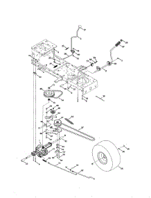 Transmission parts for Mtd Front-Engine Lawn Tractor 13BX775H031 from AppliancePartsPros.com