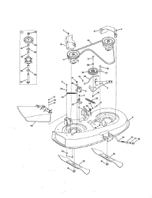 38" Deck parts for Mtd Front-Engine Lawn Tractor 13BX775H031 from AppliancePartsPros.com
