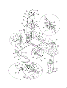 Frame parts for Mtd Front-Engine Lawn Tractor 13RN771H729 from AppliancePartsPros.com