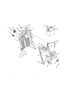Dash / Battery / Solenoid parts for Cub Cadet Front-Engine Lawn Tractor 13RX11CH256 from AppliancePartsPros.com