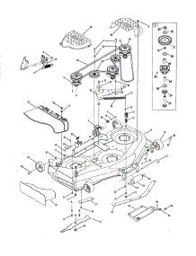50" Mowing Deck parts for Cub Cadet Front-Engine Lawn Tractor 13RX11CH256 from AppliancePartsPros.com