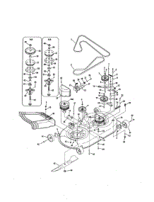 42" Us Timed Mowing Deck parts for Cub Cadet Front-Engine Lawn Tractor 13RX91AT056 from AppliancePartsPros.com